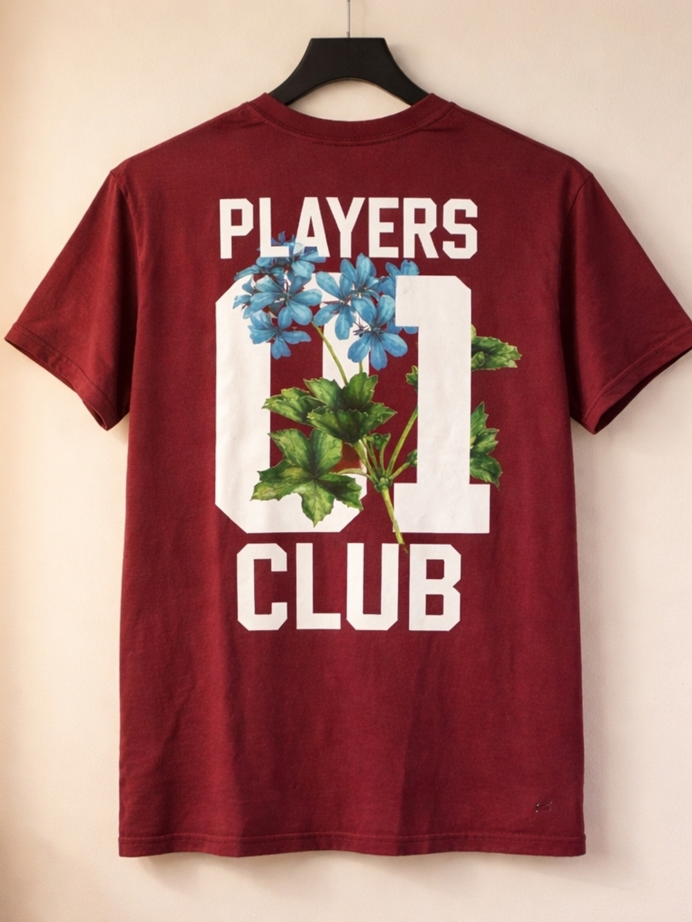 Players 01 Club Short Sleeve Tee - Maroon - Picture 2 of 5